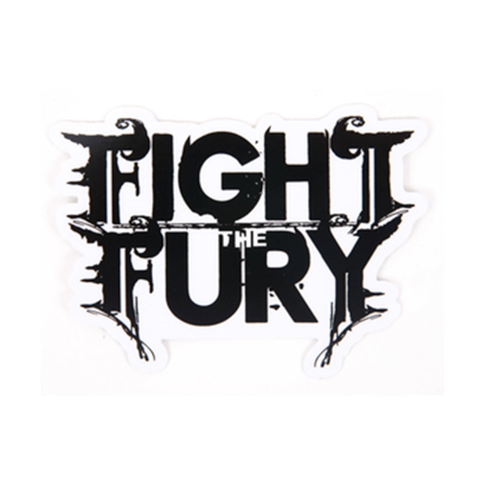 Fight The Fury Logo Sticker