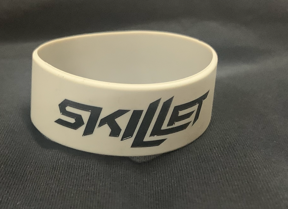 Skillet Logo Silicone Bracelet - 1"