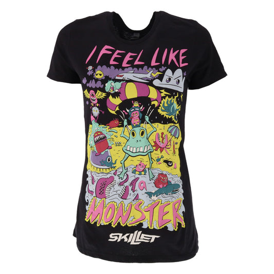 Skillet Monster Ladies T-Shirt