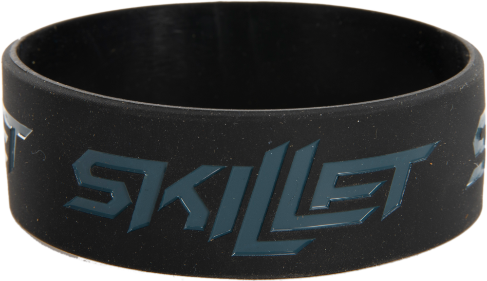 Skillet Logo Silicone Bracelet - 1"